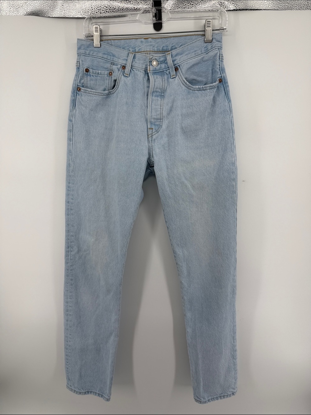 Levi's Y2K Streetwear SkateCulture LightBlue Straight-Leg Women's Jeans Sz27/32
